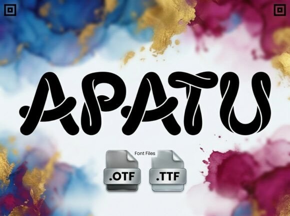 Apatu: A Decorative Display Font That Commands Attention