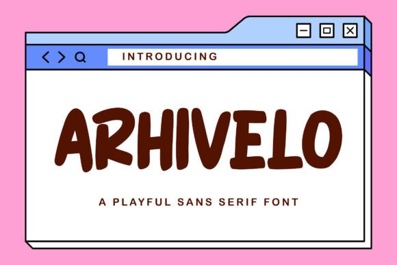 Arhivelo: A Playful Sans Serif Display Font for Thoughtful Editorial Moments