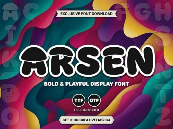 Arsen: A Decorative Font That Makes Your Brand Feel Intentional