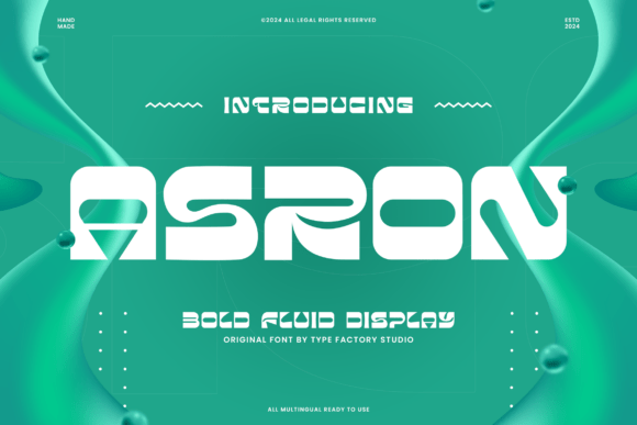 Asron: A Bold Display Font That Makes Your Campaign Stand Out
