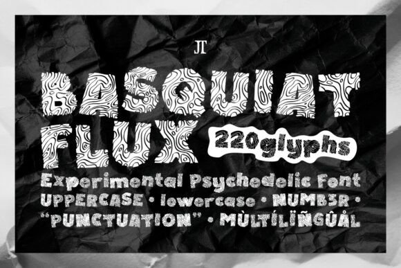 Basquiat Flux: A Bold, Hand-Drawn Display Font for Makers