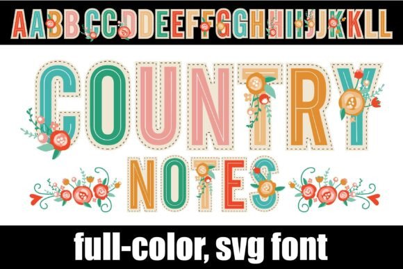 Country Notes: A Warm, Tactile Display Typeface for Digital Brands