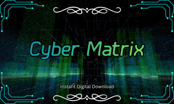 Cyber Matrix: A Futuristic Sans Serif for Editorial Moments