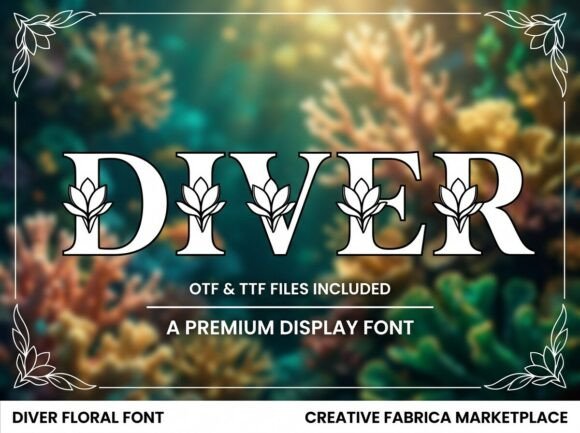 Diver: A Sophisticated Display Typeface for Scroll-Stopping Brand Content
