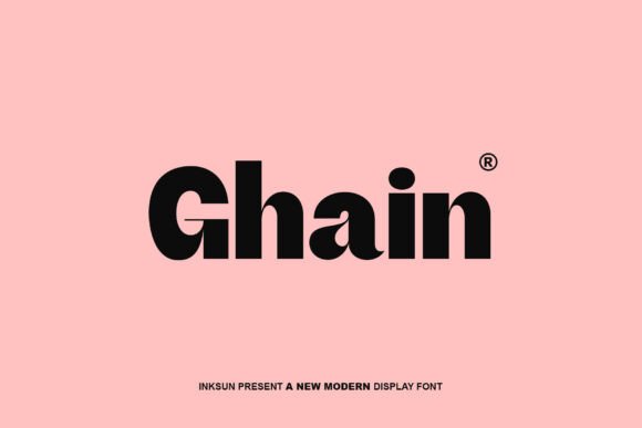 Ghain: A Display Font That Breathes Quiet Confidence