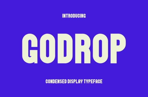 Godrop: A Bold Sans Serif Font for Scroll-Stopping Marketing