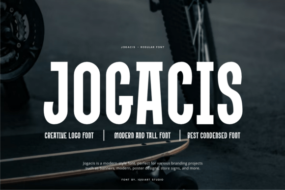Jogacis: A Bold Sans Serif Display Typeface for Scroll-Stopping Marketing