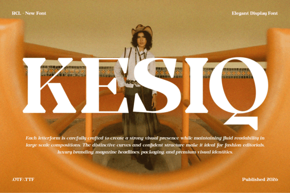 Kesiq Serif: A Bold, Elegant Display Font for Makers