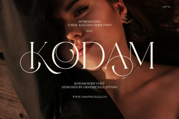 Kodam: A Serif Display Font for Scroll-Stopping Brand Moments