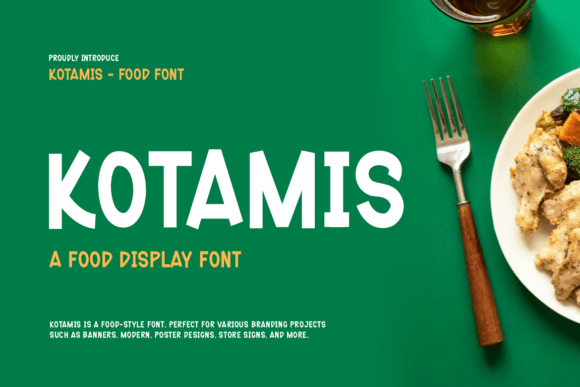Kotamis: A Bold, Grounded Display Typeface for Editorial Calm