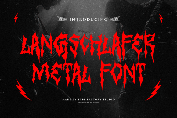 Langschlafer: A Decorative Font That Commands Attention—Not Clarity