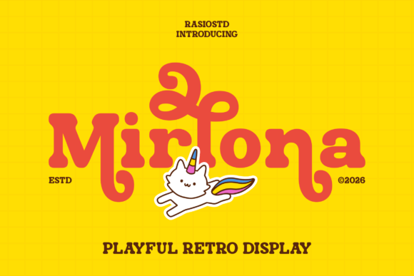 Mirlona: A Playful Retro Serif Font for Handmade Charm