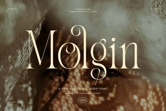 Molgin: A Serif Font That Breathes With Your Words