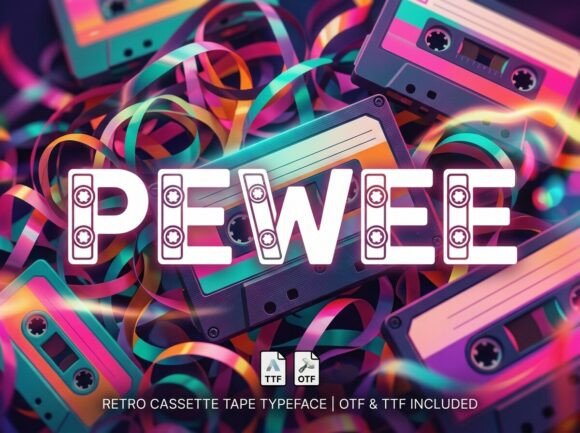 Pewee Font: A Standout Decorative Typeface for Handmade Creators