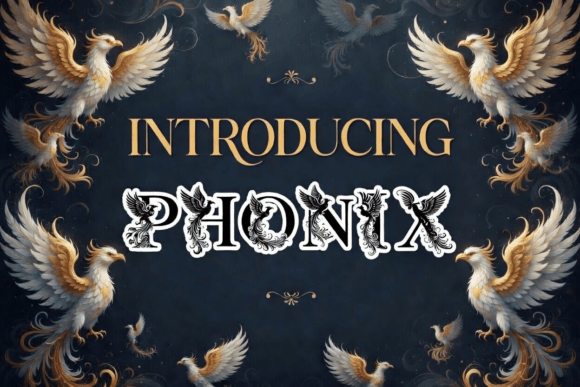 Phonix: A Dramatic Display Font That Commands Attention