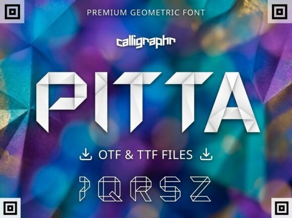 Pitta: A Decorative Display Font That Elevates Real Business Branding