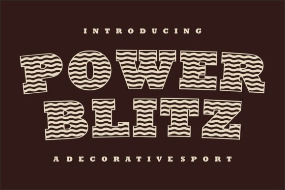 Power Blitz: A Bold Slab Serif Font for Small Business Branding