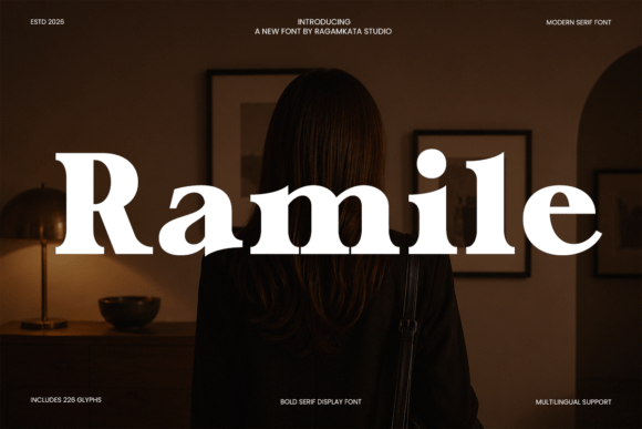 Ramile: A Modern Serif Font That Elevates Handmade Design
