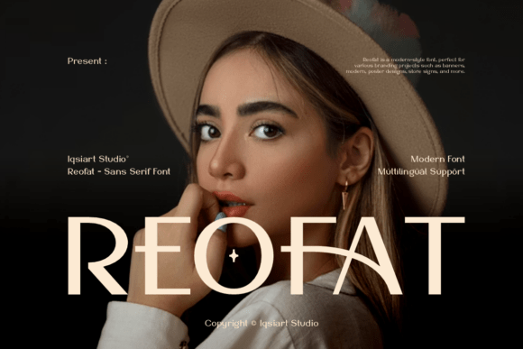 Reofat: A Modern Sans Serif Font That Elevates Real Small Business Branding