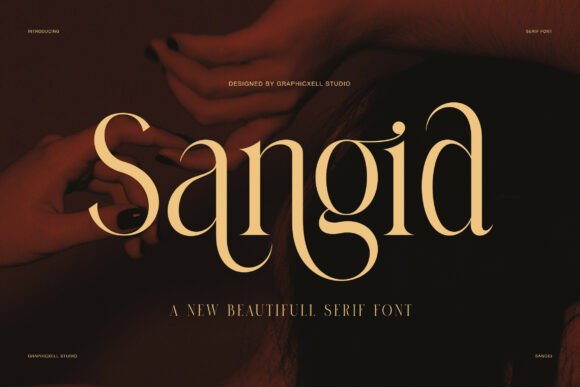 Sangid: The Elegant Serif Font That Elevates Marketing Visuals