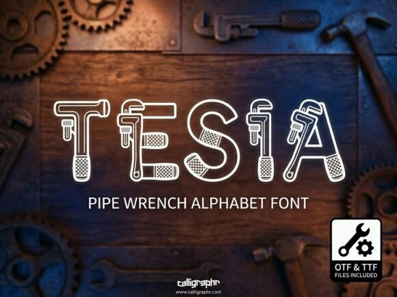 Tesia: A Decorative Font That Makes Your Brand Instantly Memorable