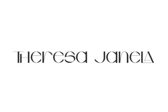 Theresa Janela: A Sophisticated Sans Serif Display Font for Digital Design