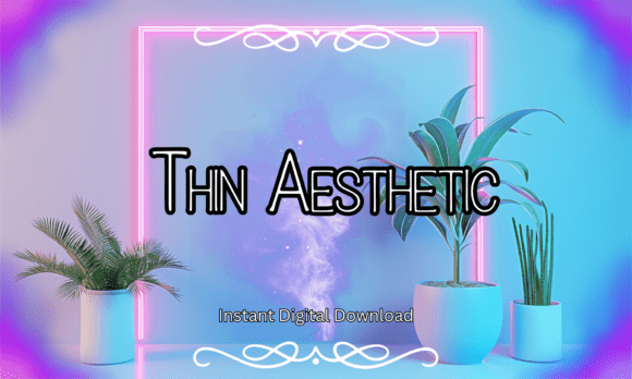 Thin Aesthetic Font: Clean, Light & Perfect for Handmade Brands