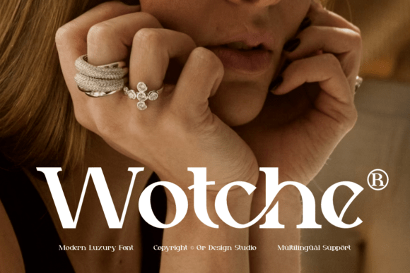 Wotche Font: A Serif Display Typeface That Anchors Campaign Visuals